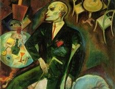 Grosz The lovesick man, 1916, 100x78 cm, Kunstsammlung Nordr. , 