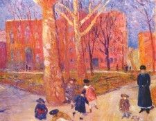 glackens 29 washington square c1912. Glackens, 