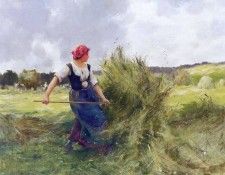 Haymaking. , 