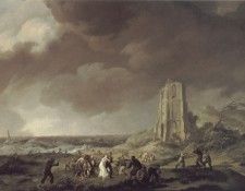 The Shipwreck. Koekkoek, �������� Hermanus