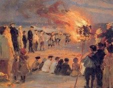 Kroyer Peder Severin Playa de Skagen 1903. Kroyer,  