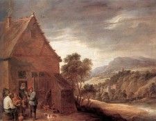 TENIERS David the Younger Before The Inn. ,  