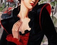 IS7 010 Kinuke Y Craft 03 (Scarlet on Black). �������, Kinuko Y