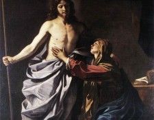 Guercino The Resurrected Christ Appears to the Virgin. ,   