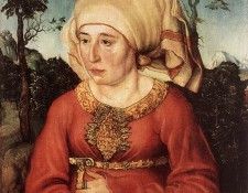 CRANACH Lucas the Elder Portrait Of Frau Reuss. ,  