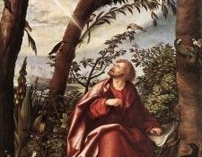 BURGKMAIR Hans St John The Evangelist In Patmos. Burgkmair, 