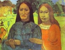 Gauguin - Mother And Daughter. , 