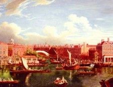 Wale Samuel View Of The Thames At The Joining Of The River Fleet. Wale, Сэмюэль