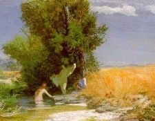 1863-66 Nymphs Bathing. ������� �������