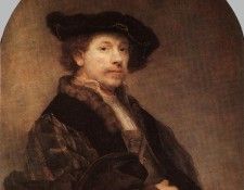 REMBRANDT Selfportrait 1640, NG London Bredius 34. ��������� ������� ��� ����