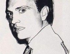 Warhol - Carter Burden (white). , 