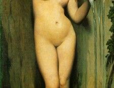 Ingres The source, 1856, 163x80 cm, Musee dOrsay, Paris. ,   