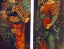 FERRARI Gaudenzio St Cecile With The Donator And St Marguerite. Ferrari, 