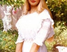 Banks Allan Girl in White. ,  R