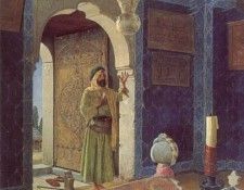 Old Man before Childrens Tombs. ,  