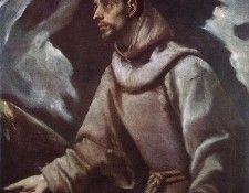 El Greco The Ecstasy of St Francis c1580. �����, ���-