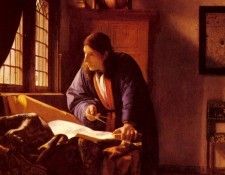 Vermeer The Geographer. Vermeer, Johannes