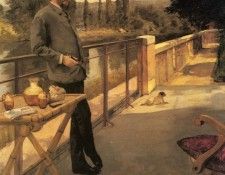 Gervex Henri An Elegant Man On A Terrace. Gervex, ����