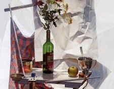 Vrede de Alex Still life with crumpled paper Sun. , 