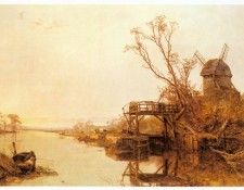 Branwhite Charles Fishing By A Windmill. Branwhite, ������