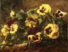 Fantin Latour Pansies 1903. -, ---