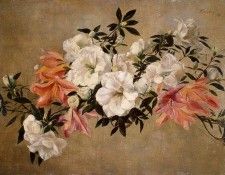 Fantin Latour Petunias. -, ---