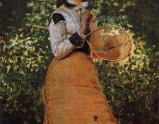 Homer Winslow The Butterfly Girl. , 