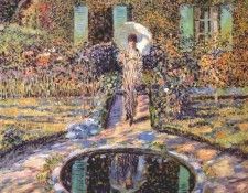 frieseke the garden c1915. Frieseke,  