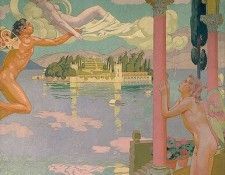 Denis Panel 2. Zephyr Transporting Psyche to the Island of D. ����, �����