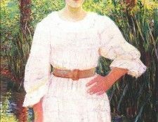 perry by the brook, giverny 1909.  