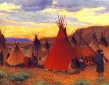 lrs Sharp Joseph Henry Evening Crow Reservation. Sharp,  