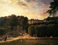 Daubigny Charles Fracois The Park At St Cloud.  -