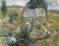 twachtman from the upper terrace mid-1890s. Twachtmann,  