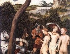 CRANACH Lucas the Elder The Judgment Of Paris 1528. ,  