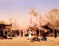 Frere, Charles Theodore - A Marketplace in Cairo (end. ����, ���� ������