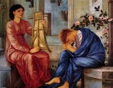 Burne Jones The Lament 1865 66. Берн-Джонса сэра Эдварда Коли