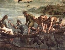 Raphael The Miraculous Draught of Fishes. 