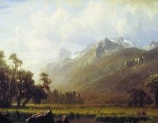 The Sierras near Lake Tahoe. , 