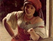 1886 Gypsy Woman. ��������, �������