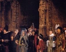 Alma Tadema Leaving Church in the Fifteenth Century. �����-������ �������