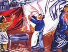 goncharova washerwomen 1911. , 
