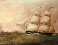 Heard Joseph The Brig Rapid Inward Bound For Liverpool Off Point Lynas. , 