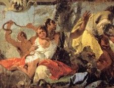 Tiepolo The Scourge of the Serpents detail1. ,  