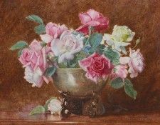 Still life of roses. Bulleid ������ �������