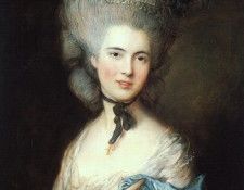 Portrait of a lady in blue EUR. ���������, �����