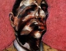 Bacon Three Studies for Portr. of G.Dyer on pink ground, lef. , 