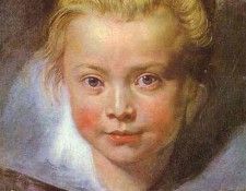 Peter Paul Rubens - Head of a Girl. ,  