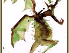 bs-fsf- Ralph Steadman- Welsh Dragon. �������, �����