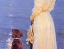 Kroyer Peder Severin Tarde de verano en Skagen 1892. Kroyer,  
