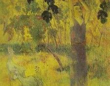 Gauguin - Man Picking Fruit From A Tree. , 